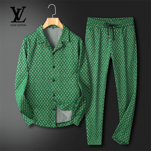 Wholesale Louis Vuitton LV Tracksuits Long Sleeved For Men #1255265 $92.00 USD, Wholesale Quality Replica Louis Vuitton LV Tracksuits