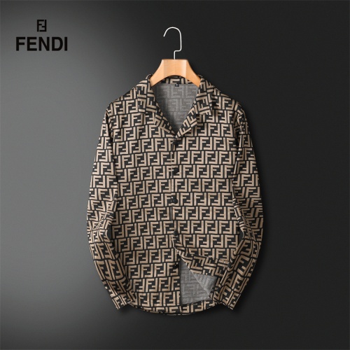 Replica Fendi Tracksuits Long Sleeved For Men #1255271 $92.00 USD for Wholesale