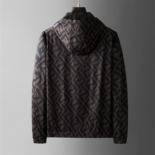 Replica Fendi Jackets Long Sleeved For Men #1255294 $72.00 USD for Wholesale