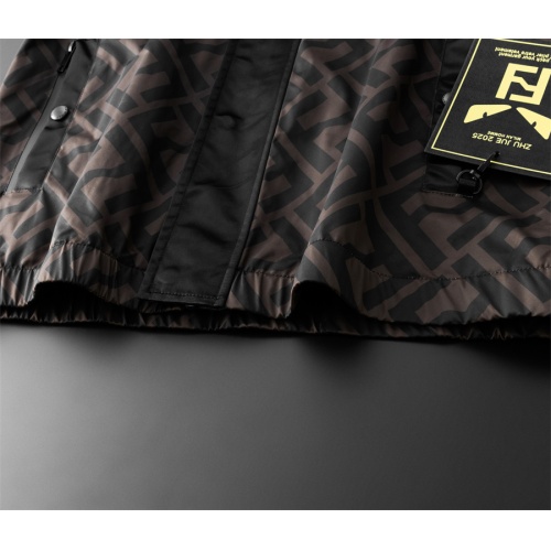 Replica Fendi Jackets Long Sleeved For Men #1255294 $72.00 USD for Wholesale