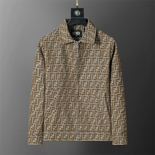 Wholesale Fendi Jackets Long Sleeved For Men #1255349 $45.00 USD, Wholesale Quality Replica Fendi Jackets