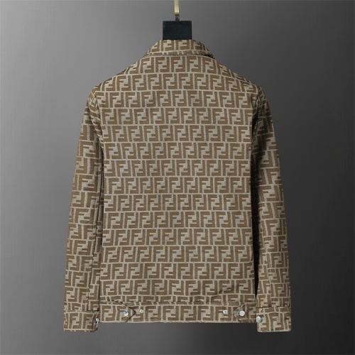 Replica Fendi Jackets Long Sleeved For Men #1255349 $45.00 USD for Wholesale