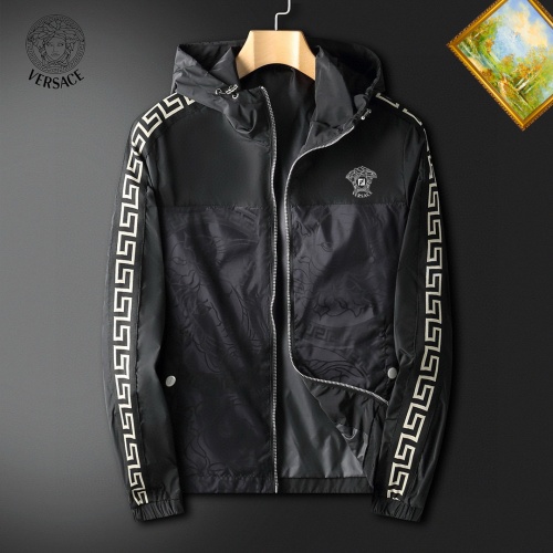 Wholesale Versace Jackets Long Sleeved For Men #1255369 $60.00 USD, Wholesale Quality Replica Versace Jackets