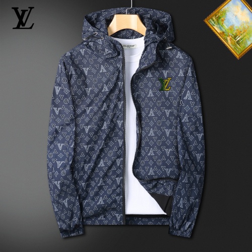 Wholesale Louis Vuitton LV Jackets Long Sleeved For Men #1255380 $60.00 USD, Wholesale Quality Replica Louis Vuitton LV Jackets