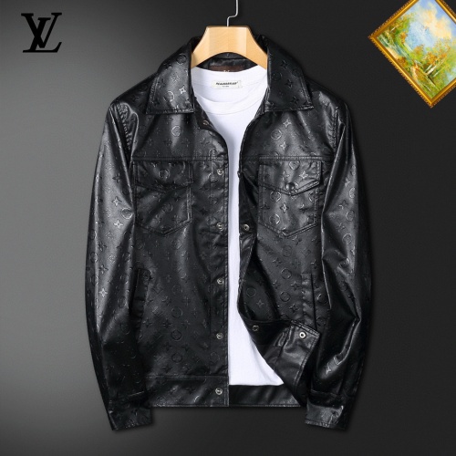 Wholesale Louis Vuitton LV Jackets Long Sleeved For Men #1255441 $60.00 USD, Wholesale Quality Replica Louis Vuitton LV Jackets