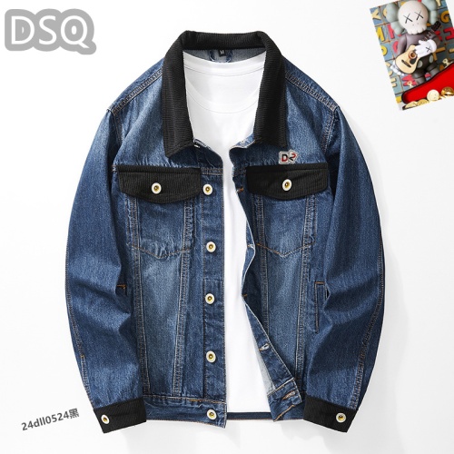 Wholesale Dsquared Jackets Long Sleeved For Men #1255444 $68.00 USD, Wholesale Quality Replica Dsquared Jackets