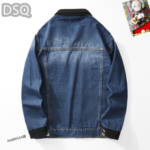 Replica Dsquared Jackets Long Sleeved For Men #1255444 $68.00 USD for Wholesale