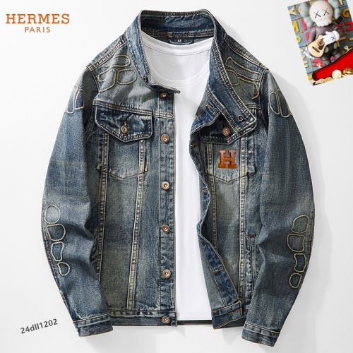 Wholesale Hermes Jackets Long Sleeved For Men #1255463 $68.00 USD, Wholesale Quality Replica Hermes Jackets