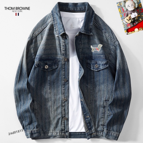 Wholesale Thom Browne Jackets Long Sleeved For Men #1255464 $68.00 USD, Wholesale Quality Replica Thom Browne Jackets