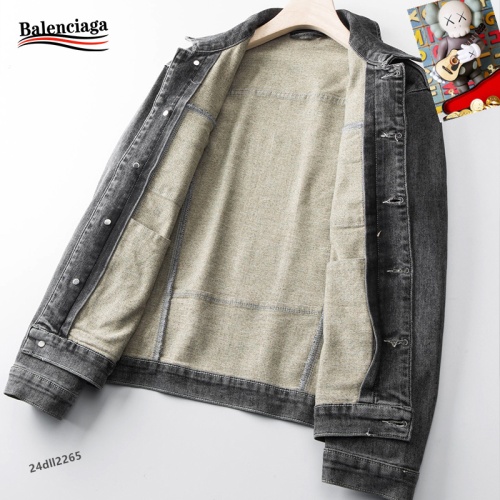 Replica Balenciaga Jackets Long Sleeved For Men #1255467 $68.00 USD for Wholesale