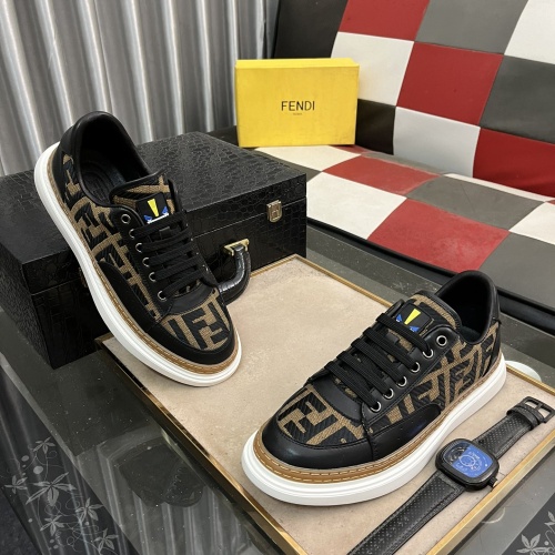 Replica Fendi Casual Shoes For Men #1255502 $76.00 USD for Wholesale