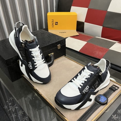 Replica Fendi Casual Shoes For Men #1255513 $98.00 USD for Wholesale