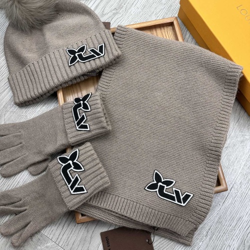 Wholesale Louis Vuitton LV Hat and Scarf and Glove Set #1255524 $76.00 USD, Wholesale Quality Replica Louis Vuitton LV Hat and Scarf and Glove Set