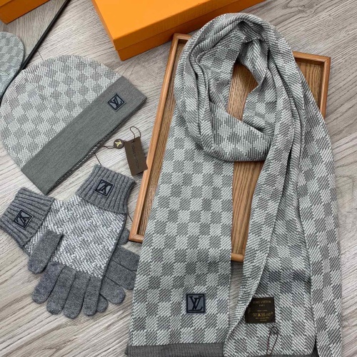 Wholesale Louis Vuitton LV Hat and Scarf and Glove Set #1255529 $76.00 USD, Wholesale Quality Replica Louis Vuitton LV Hat and Scarf and Glove Set