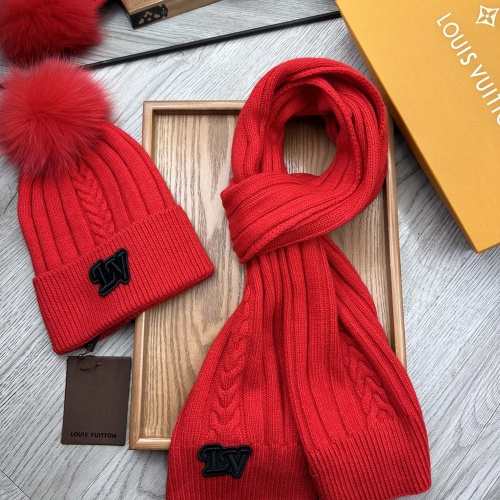 Replica Louis Vuitton LV Hat and Scarf Set #1255537 $60.00 USD for Wholesale