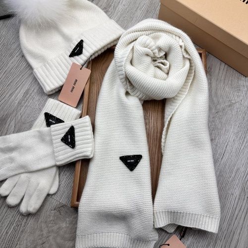 Wholesale MIU MIU Hat and Scarf and Glove Set #1255569 $76.00 USD, Wholesale Quality Replica MIU MIU Hat and Scarf and Glove Set