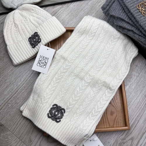 Replica LOEWE Hat and Scarf Set #1255585 $52.00 USD for Wholesale