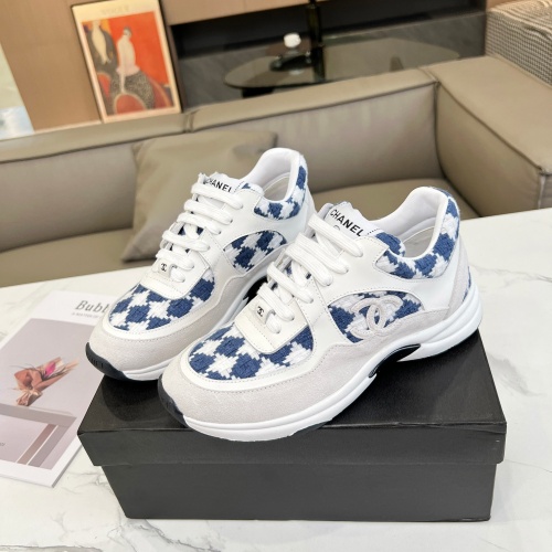 Wholesale Chanel Casual Shoes For Women #1255639 $102.00 USD, Wholesale Quality Replica Chanel Casual Shoes