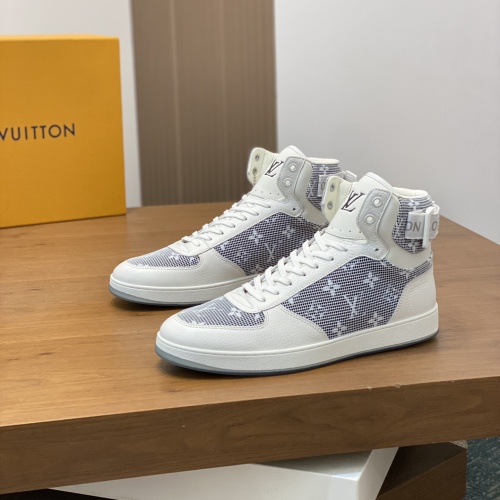 Wholesale Louis Vuitton High Tops Shoes For Men #1255705 $80.00 USD, Wholesale Quality Replica Louis Vuitton High Tops Shoes