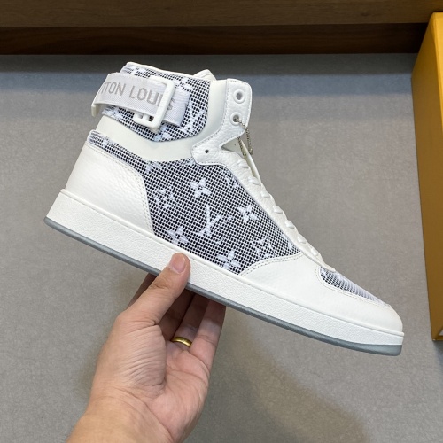 Replica Louis Vuitton High Tops Shoes For Men #1255705 $80.00 USD for Wholesale