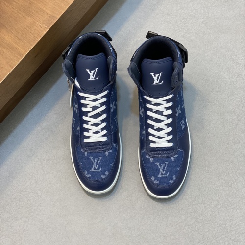 Replica Louis Vuitton High Tops Shoes For Men #1255706 $80.00 USD for Wholesale