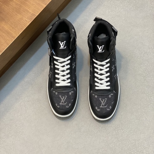 Replica Louis Vuitton High Tops Shoes For Men #1255707 $80.00 USD for Wholesale