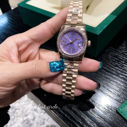 Replica Rolex AAA Quality Watches For Women #1255755 $112.00 USD for Wholesale