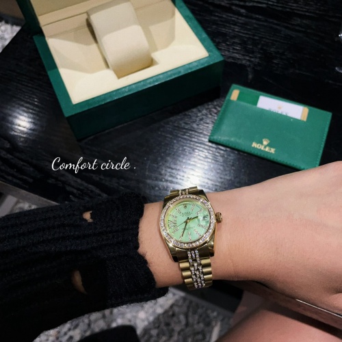 Replica Rolex AAA Quality Watches For Women #1255761 $145.00 USD for Wholesale