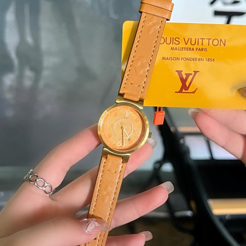 Wholesale Louis Vuitton LV AAA Quality Watches #1255796 $115.00 USD, Wholesale Quality Replica Louis Vuitton LV AAA Quality Watches