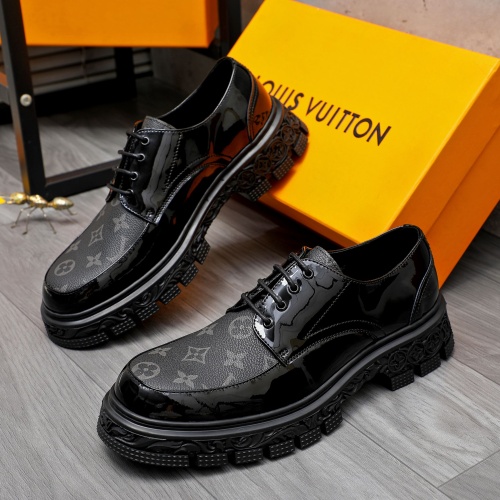 Wholesale Louis Vuitton LV Oxfords Shoes For Men #1255803 $88.00 USD, Wholesale Quality Replica Louis Vuitton LV Oxfords Shoes