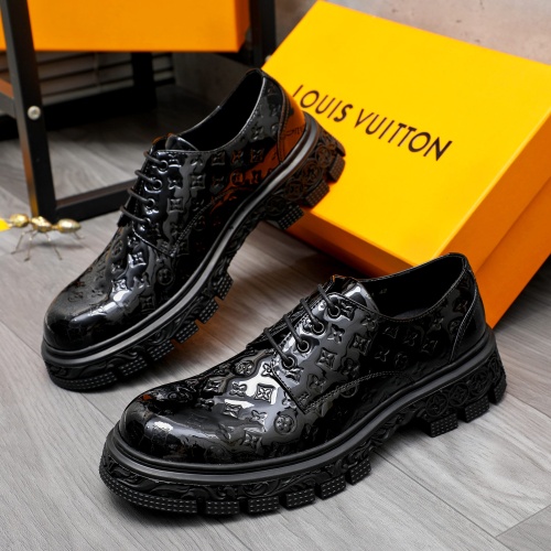 Wholesale Louis Vuitton LV Oxfords Shoes For Men #1255805 $88.00 USD, Wholesale Quality Replica Louis Vuitton LV Oxfords Shoes