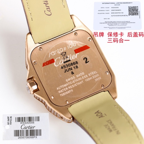 Replica Cartier AAA Quality Watches #1255873 $525.62 USD for Wholesale