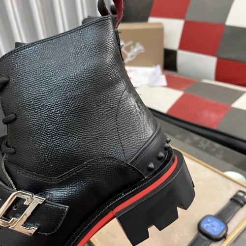 Replica Christian Louboutin Boots For Men #1255901 $150.00 USD for Wholesale