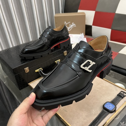 Wholesale Christian Louboutin Leather Shoes For Men #1255907 $135.00 USD, Wholesale Quality Replica Christian Louboutin Leather Shoes