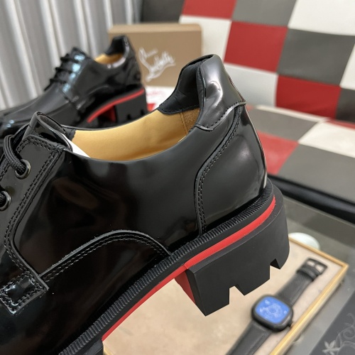 Replica Christian Louboutin Leather Shoes For Men #1255910 $135.00 USD for Wholesale