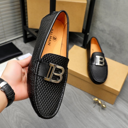 Replica Balmain Leather Shoes For Men #1255926 $68.00 USD for Wholesale