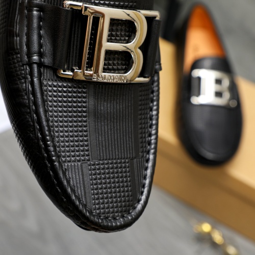 Replica Balmain Leather Shoes For Men #1255927 $68.00 USD for Wholesale