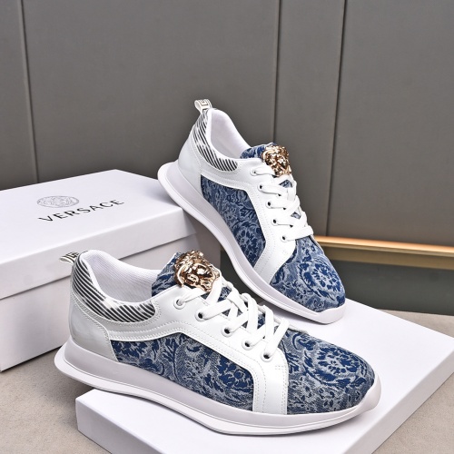 Replica Versace Casual Shoes For Men #1255957 $76.00 USD for Wholesale