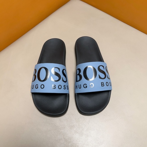 Replica Boss Slippers For Men #1255987 $42.00 USD for Wholesale