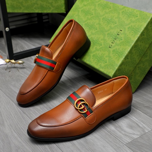 Wholesale Gucci Oxfords Shoes For Men #1256006 $68.00 USD, Wholesale Quality Replica Gucci Oxfords Shoes