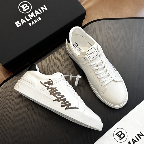 Wholesale Balmain Casual Shoes For Men #1256150 $82.00 USD, Wholesale Quality Replica Balmain Casual Shoes