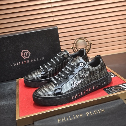 Wholesale Philipp Plein PP Casual Shoes For Men #1256309 $80.00 USD, Wholesale Quality Replica Philipp Plein PP Casual Shoes