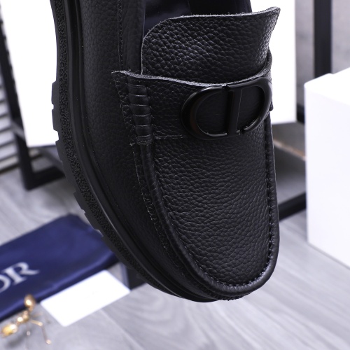 Replica Christian Dior Leather Shoes For Men #1256312 $88.00 USD for Wholesale