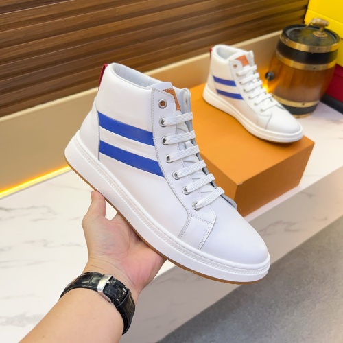 Replica Bally High-Tops Shoes For Men #1256332 $80.00 USD for Wholesale