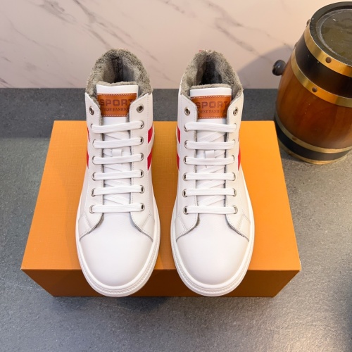 Replica Bally High-Tops Shoes For Men #1256333 $80.00 USD for Wholesale