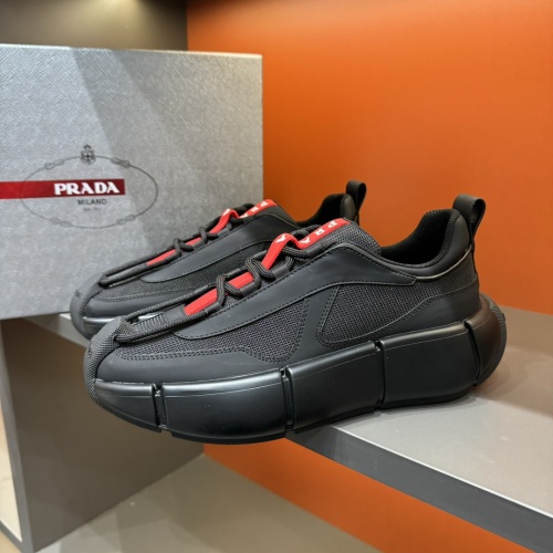 Wholesale Prada Casual Shoes For Men #1256337 $80.00 USD, Wholesale Quality Replica Prada Casual Shoes