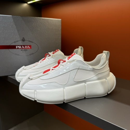 Wholesale Prada Casual Shoes For Men #1256338 $80.00 USD, Wholesale Quality Replica Prada Casual Shoes