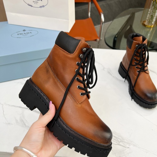 Replica Prada Boots For Women #1256349 $112.00 USD for Wholesale