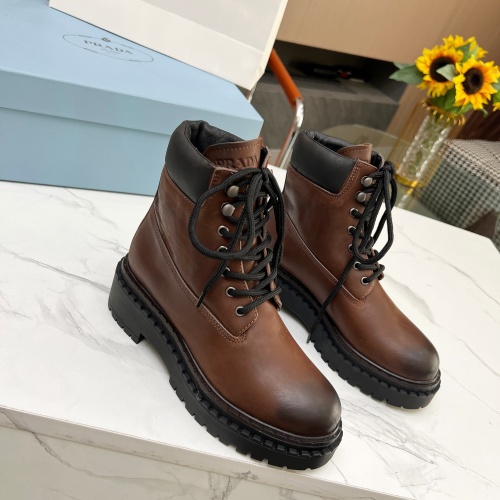 Wholesale Prada Boots For Women #1256350 $112.00 USD, Wholesale Quality Replica Prada Boots