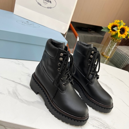 Wholesale Prada Boots For Women #1256351 $112.00 USD, Wholesale Quality Replica Prada Boots